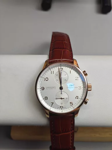 ZF rose gold Portuguese watch