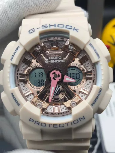 Hot selling GA-120 hand-raising light Casio G-SHOCK--classic shockproof dial design👍In stock and shipped immediately, 45-degree automatic hand-raising light function with strong visual impact🙈LCD liquid crystal display💡Stopwatch speed function accurate to 1/1000 second⌛Shockproof📣Anti-magnetic💥200 meters waterproof🏊48 city time📲Countdown⏳Alarm clock⏰Fully automatic calendar and other powerful functions📆