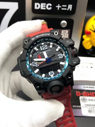 Original CASIO G-SHOCK GWG-1000 Little Mud King series multi-function dual display waterproof and mud-proof sports electronic watch, (the same ultimate silicone sports pointer electronic watch as in the movie 