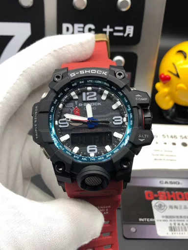 Original CASIO G-SHOCK GWG-1000 Little Mud King series multi-function dual display waterproof and mud-proof sports electronic watch, (the same ultimate silicone sports pointer electronic watch as in the movie 