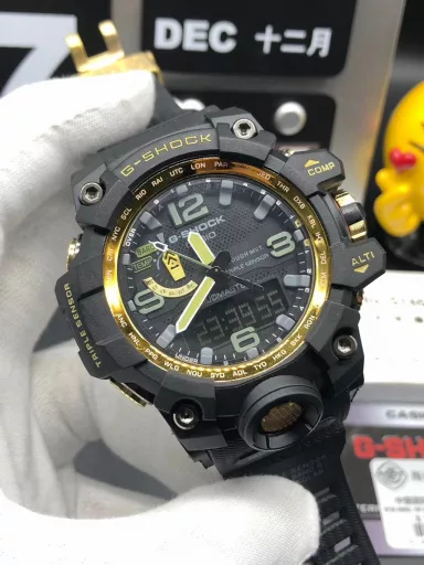 Original CASIO G-SHOCK GWG-1000 Little Mud King series multi-function dual display waterproof and mud-proof sports electronic watch, (the same ultimate silicone sports pointer electronic watch as in the movie 