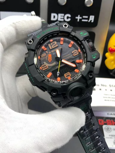 Original CASIO G-SHOCK GWG-1000 Little Mud King series multi-function dual display waterproof and mud-proof sports electronic watch, (the same ultimate silicone sports pointer electronic watch as in the movie 