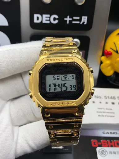 👍👍Original Casio G-SHOCK GMW-B5000 series, 35th anniversary limited edition electronic sports watch! Official price 5000+ overseas orders! 30 meters waterproof! Fashionable and versatile electronic watch! Top configuration, top network exclusive channel supply! Led lighting, daily alarm, hourly report, stopwatch, countdown, metal dial, resin material/stainless steel strap, mineral glass, thickness 13mm, case diameter 43.2mm