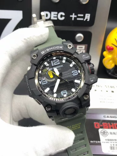 Original CASIO G-SHOCK GWG-1000 Little Mud King series multi-function dual display waterproof and mud-proof sports electronic watch, (the same ultimate silicone sports pointer electronic watch as in the movie 