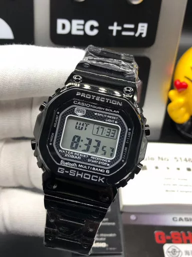 👍👍Original Casio G-SHOCK GMW-B5000 series, 35th anniversary limited edition electronic sports watch! Official price 5000+ overseas orders! 30 meters waterproof! Fashionable and versatile electronic watch! Top configuration, top network exclusive channel supply! Led lighting, daily alarm, hourly report, stopwatch, countdown, metal dial, resin material/stainless steel strap, mineral glass, thickness 13mm, case diameter 43.2mm