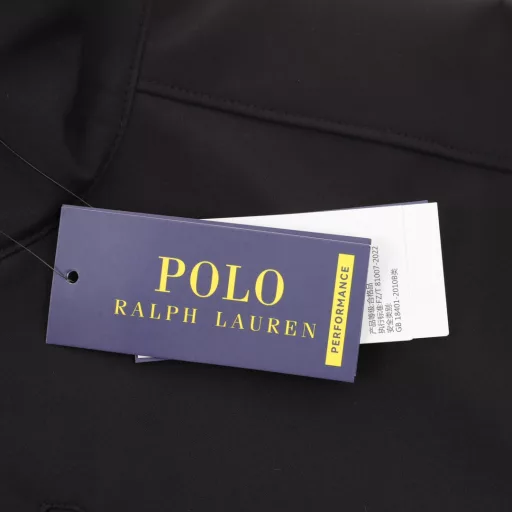 Polo Ralph Lauren FW24 solid color logo embroidered high collar long sleeve casual jacket for men Black The body is made of 75D elastic polyester fiber The inner lining is made of composite thin polar fleece with mesh fabric The inner collar is made of golden velvet Drawstring at the hem Zipper original mold Five suspenders Washed standard collar is consistent with the original version The version is upright and comfortable to wear