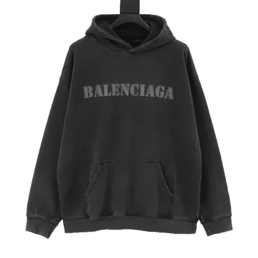 Balenciaga Blurred Letter Print Letter Distressed Hooded SweatshirtPurchase the original mold to create, a full set of customized accessories, details determine success or failureBalenciaga is one of the most influential brands in the fashion industry.Founded in 1919 by Cristóbal Balenciaga,Settled in Paris in 1936, he led many important fashion movements between 1930 and 1968.The representative ready-to-wear series reflects the brand's identity